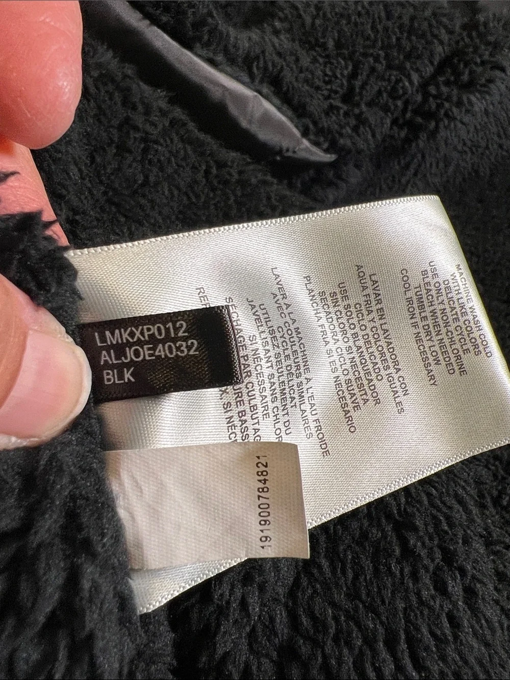 Levi’s 4XL black hooded utility jacket